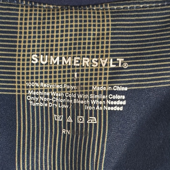 Summersalt The Cloud 9 Silky Buffalo Check PJ Set Size Large - Picture 3 of 5